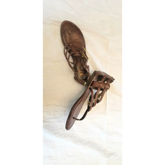 Shirkh Brown Womans Sandals Size 9 - Picture 3 of 6